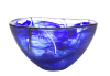 Contrast medium blue bowl