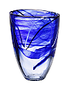Contrast vase blue